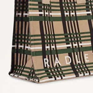 Radley Check Open Top Grab